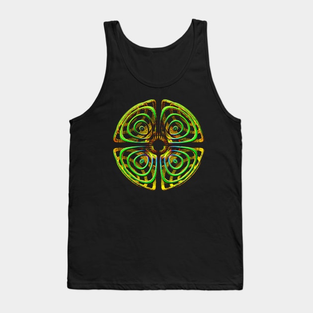 ☼ CELTIC SYMBOL - Four-leaf clover ☼ Tank Top by TaimitiCreations 